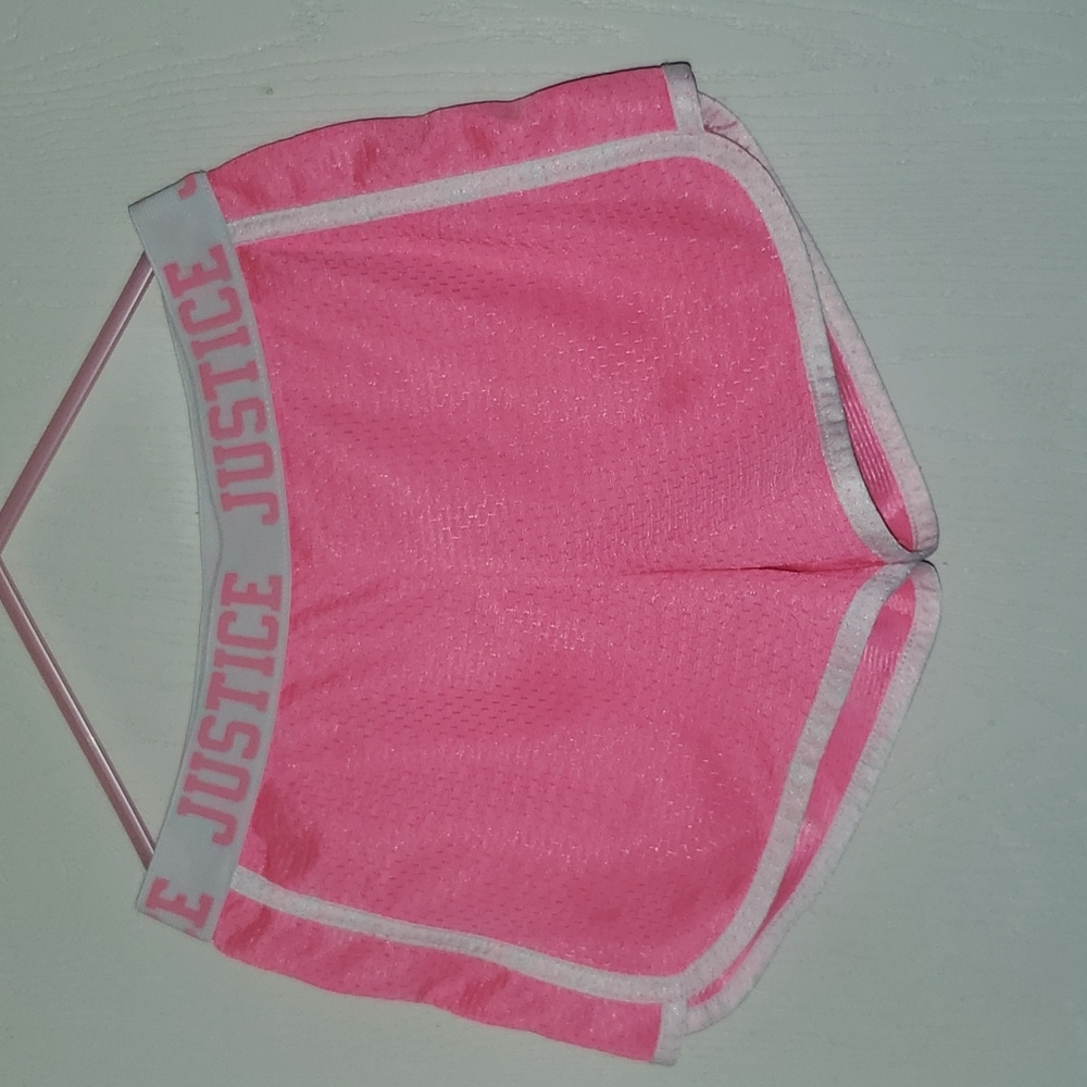 Justice brand mesh shorts size 8